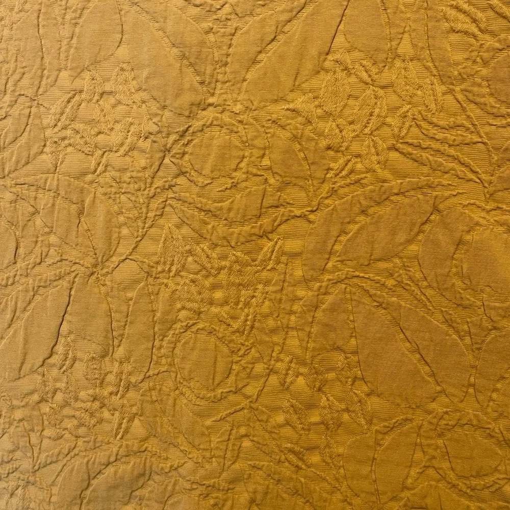 POTTERY BARN Matelasse Golden Yellow Euro Sham